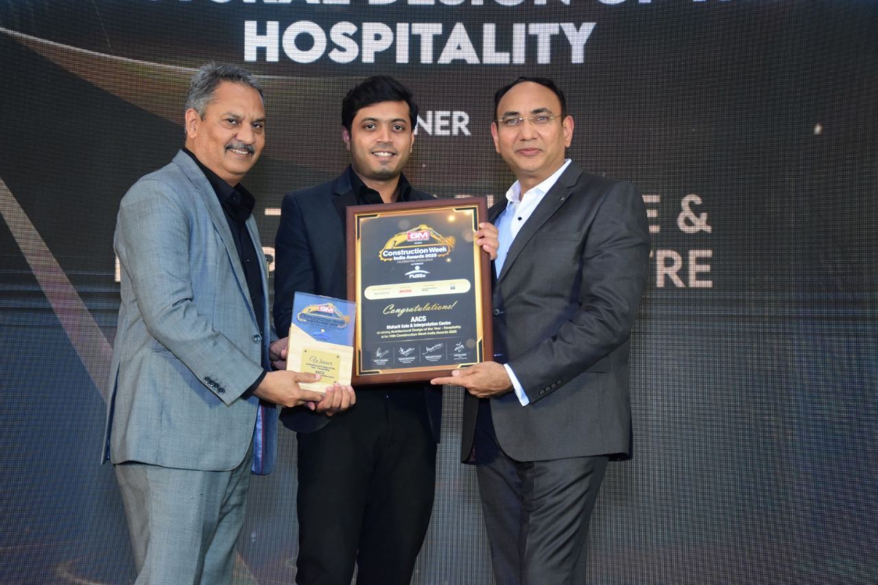 National Recognition – Tadoba Moharli Gate Honoured for the landmark work at Tadoba Moharli Gate, an eco-sensitive gateway that blends design with nature.