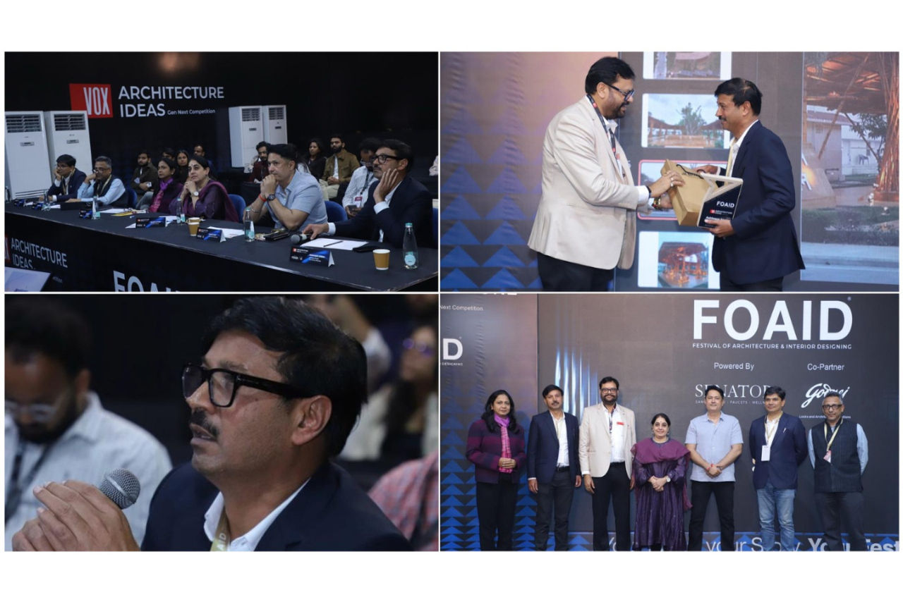 Honoured to be part of the Jury for the Special Category of Architecture & Institutional Projects at the FOAID (Festival of Architecture and Interior Designing